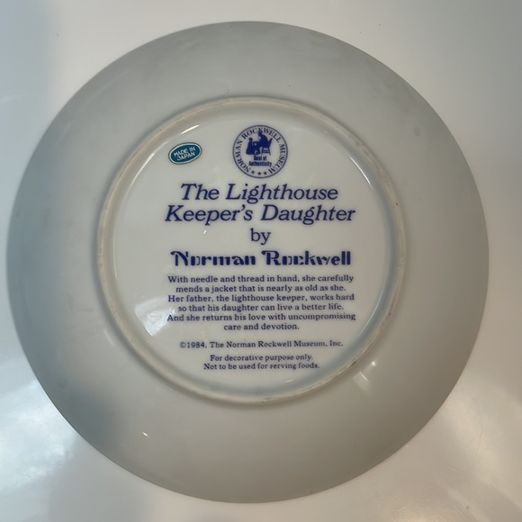 NORMAN ROCKWELL (SET OF THREE) PORCELAIN PLATES - Picture 10 of 11